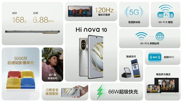 与nova 10系列如出一辙的 Hi nova 10/10 Pro正式发布 顶配3999元 还有5G
