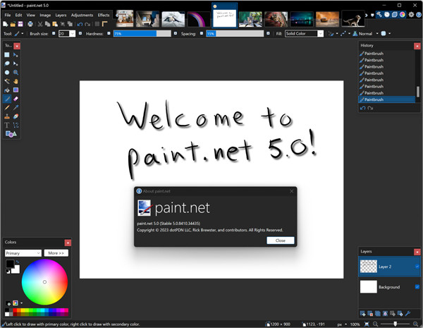 Paint.NET 5.0 更新：不支持微软 Win8.1/7 系统，需要 Windows 10 版本 1809 及更高版本