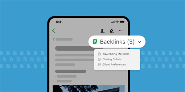 笔记应用 Evernote 宣布引入 Backlinks 功能，让用户更轻松地返回到此前笔记中