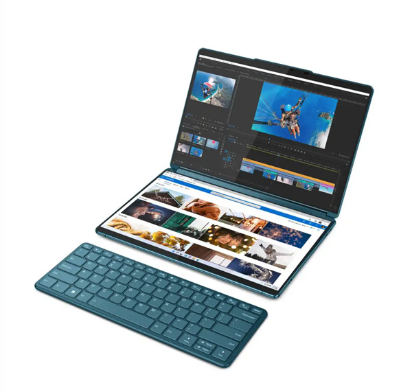联想 YOGABOOK 2023，号称全球首款全尺寸双屏笔记本电脑