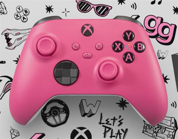 Xbox 无线控制器-猛男粉将 2 月 13 日登场，称“手柄越粉，操作越猛”