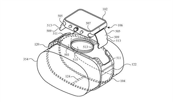 苹果新专利：Apple Watch 未来可以从表带上摘离下来，充当小型手持设备使用