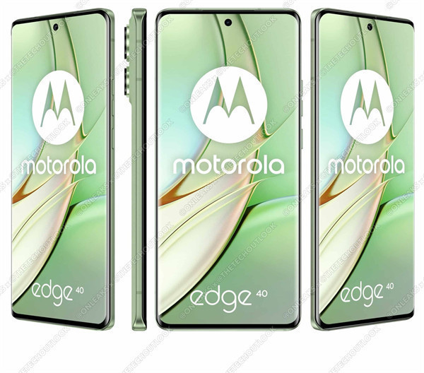 摩托罗拉 Edge 40 5G 手机渲染图曝光