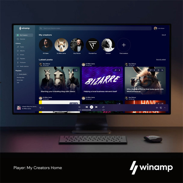 老牌音乐播放器 Winamp Player 将于 4 月 13 日发布全新版本