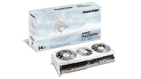 暗黑犬系列推出AMD Radeon RX 7900 XTX 冰魄白显卡
