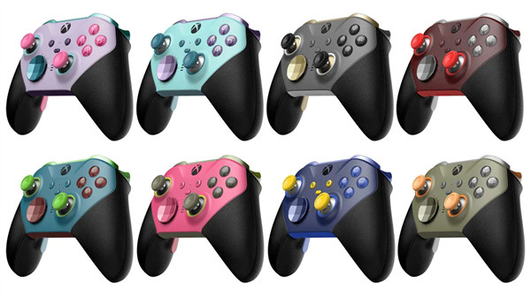 微软为 Xbox Elite Series 2 无线手柄提供丰富颜色选项