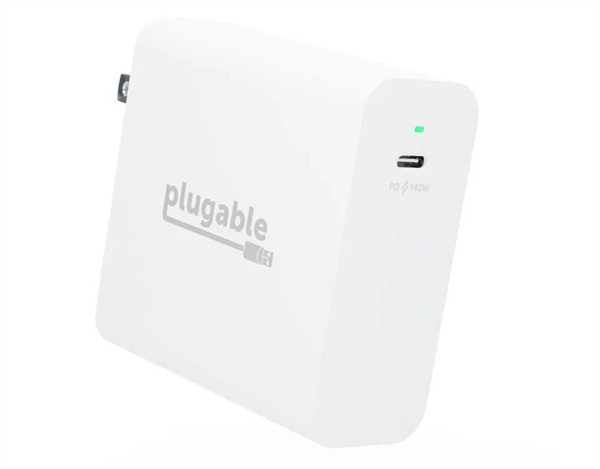 Plugable 推出 140W USB-C 氮化镓充电器，售价 69 美元