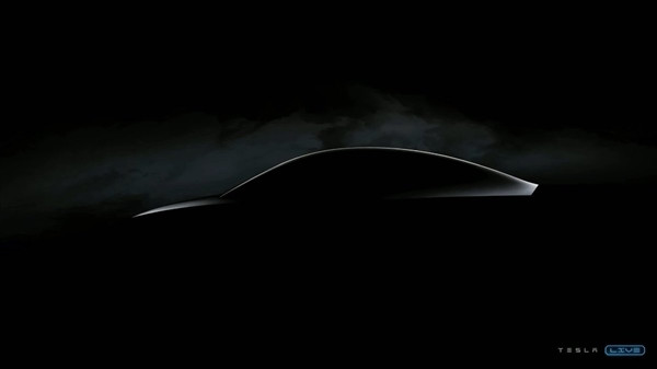 特斯拉公布新一代平台车型的侧影图，据说售价2.5万美元