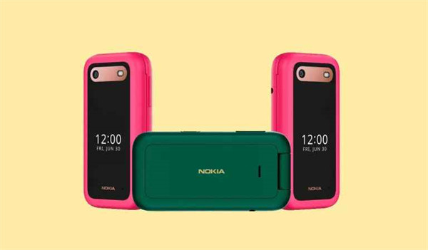 诺基亚2660 Flip手机新增绿色和粉色
