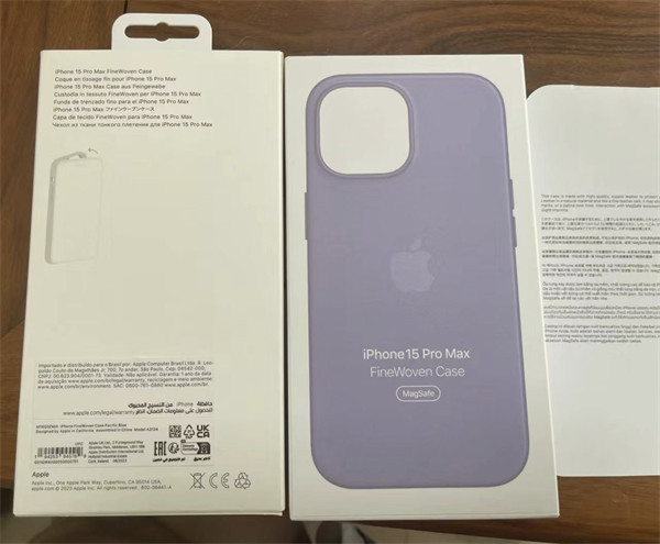 苹果 iPhone 15 系列编织工艺手机壳替代品名为“FineWoven”