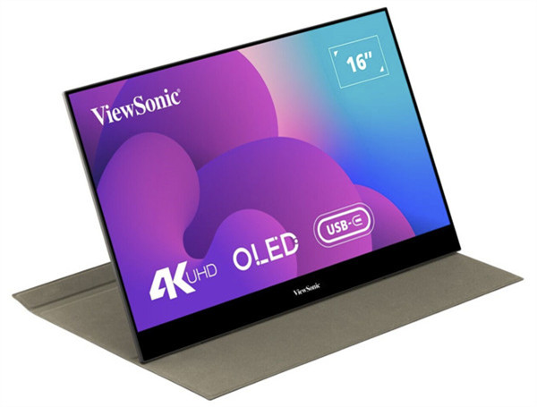 优派发布 VX1655 系列便携显示器，便携售价 500 美元