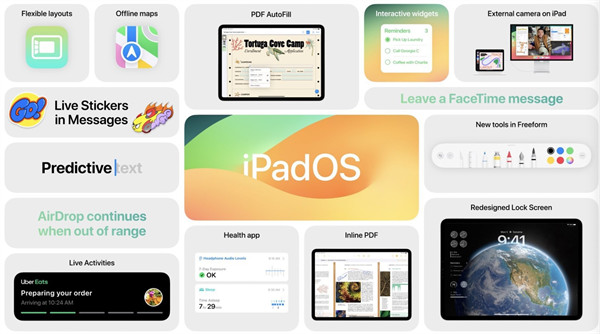 苹果发布适用于 iPadOS 17 正式版