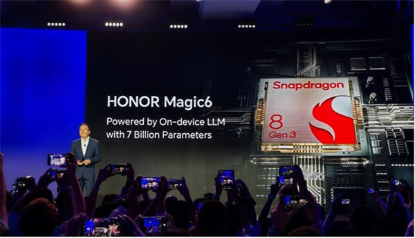 荣耀 Magic6 将搭载全新骁龙 8 Gen 3 移动平台