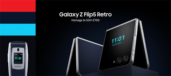 三星发布 Galaxy Z Flip 5 Retro 手机
