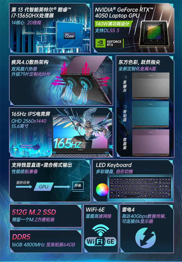 七彩虹上架将星 X15-AT 系列笔记本电脑