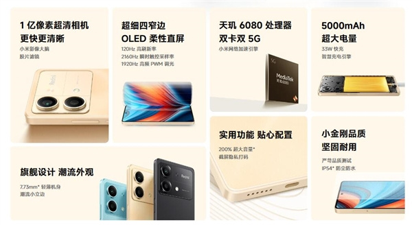 红米Note 13R Pro发布，12GB+2565GB售价1999元
