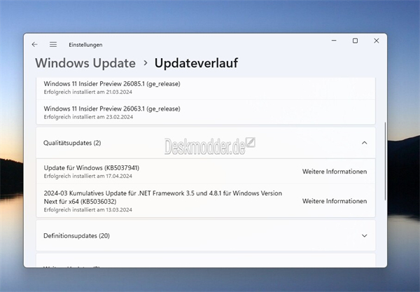 微软推送 Windows 11 Build 26100.2 预览版更新