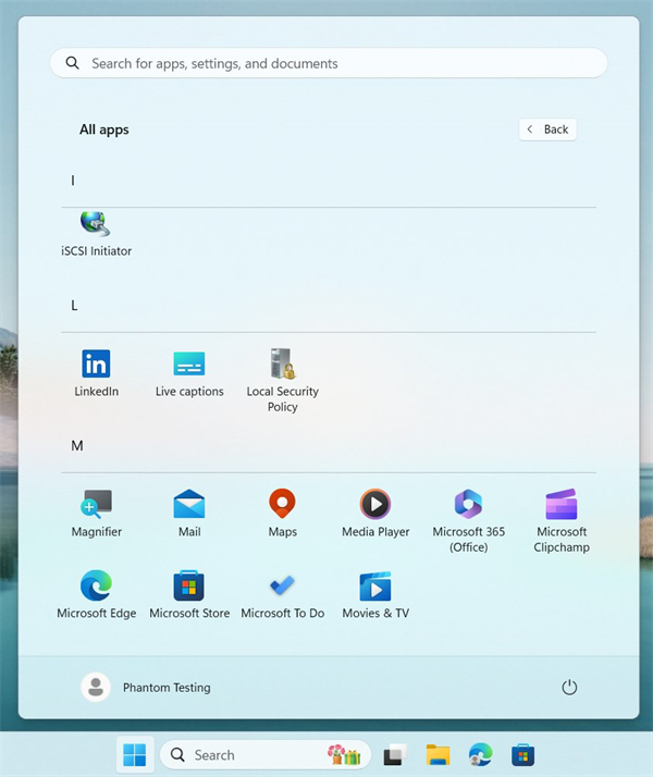 微软 win11 支持开始菜单显示分组功能
