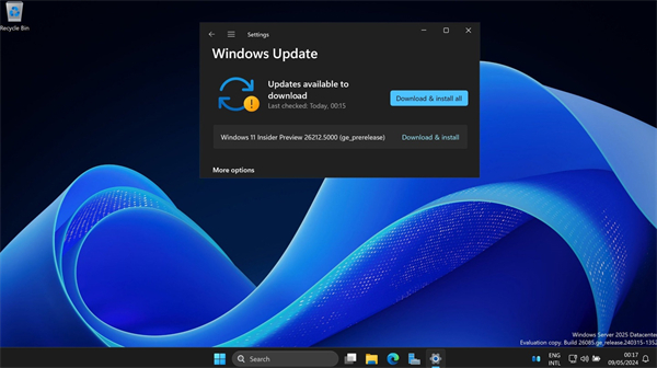 微软发布 Windows Server 2025 LTSC 新预览版