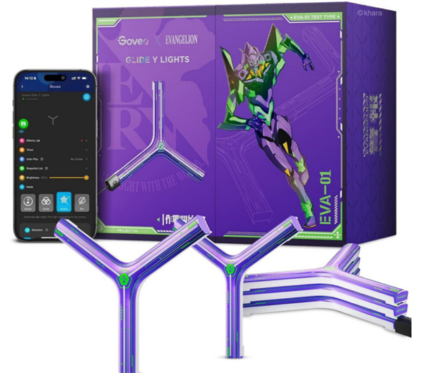 Govee 推出《EVA》联名版游戏照明产品