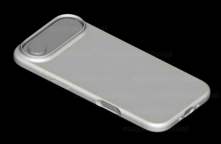 告别竖排：苹果 iPhone 17 手机壳渲染图曝光，水平“药丸”状摄像头吸睛