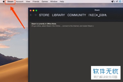如何在mac 苹果电脑的steam中设置中文