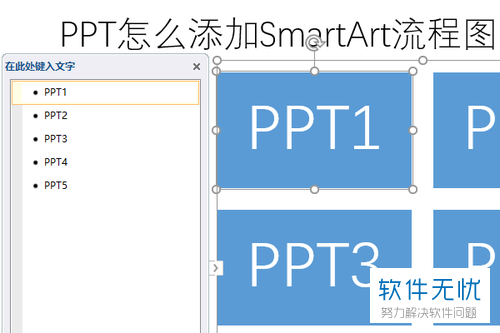 如何在PPT中插入SmartArt流程图