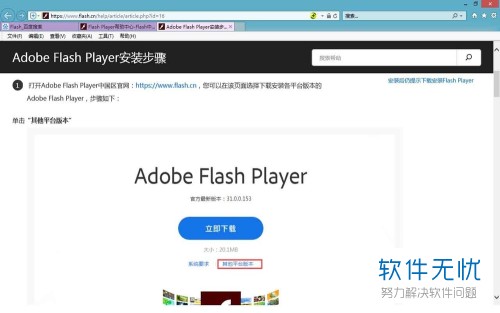 flash控件被浏览器禁用了