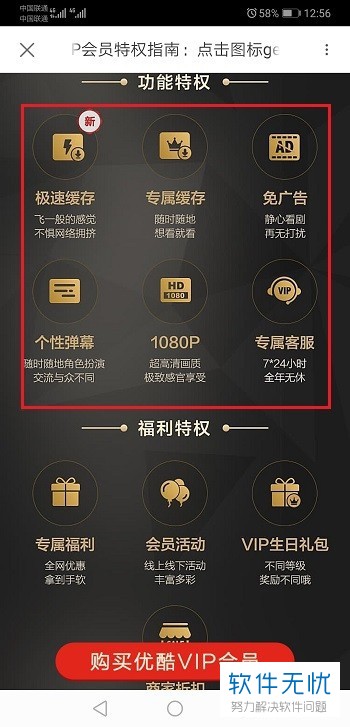 优酷年费会员 退款