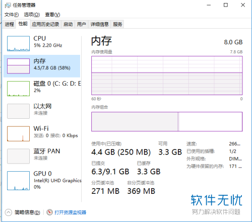 win10系统电脑中怎么查看cpu的使用情况