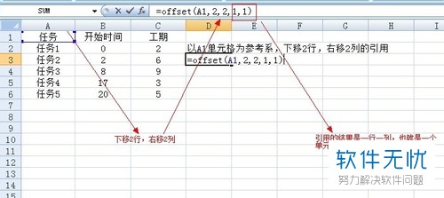 EXCEL表格中常用函数offset函数使用技巧