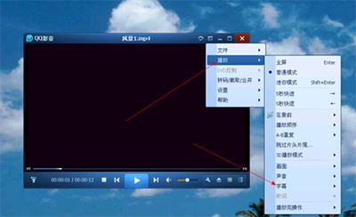 QQ影音视频怎么添加字幕?