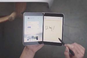 微软Surface Duo真机展示：支持手写笔 无后置摄像头