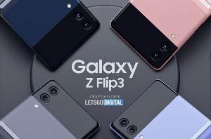 三星Galaxy Z Flip3高清渲染图曝光 网友：更有辨识度