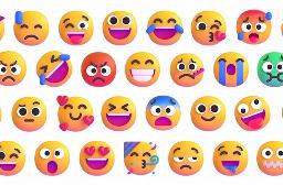 微软发布全新emoji表情：静态变3D
