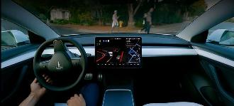 特斯拉最新自动驾驶系统软件即将发布，在用户界面有改进
