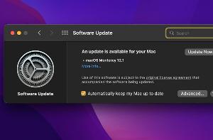 部分 Mac 用户反馈没有接收到 macOS 12.1 更新