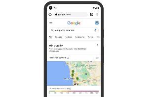谷歌地图新功能：显示周围的空气质量等级