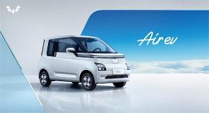 五菱首款新能源全球车 Air ev 中文命名为“晴空”：人民币约 11 万-13.5 万元