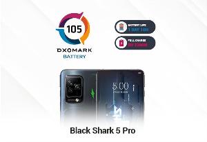 黑鲨5 Pro电池测试成绩公布：分为105分 充电最快的机型  电竞手机鼻祖