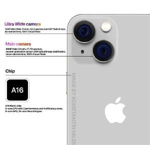 iPhone15系列设计图曝光：采用灵动岛设计 后置影像4800万主摄1200万像素超广角
