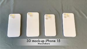 iPhone 15系列4款3D打印模型曝光，标配灵动岛