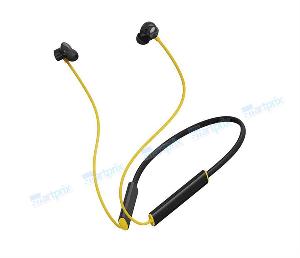realme 真我 Buds Wireless 3 耳机渲染图曝光：将采用黑色和黄色设计