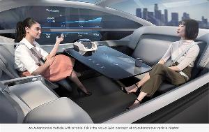 苹果获得新专利，全自动 / 半自动驾驶汽车内部的智能桌子