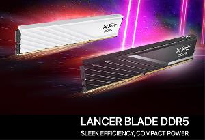 威刚发布 XPG LANCER BLADE 系列 DDR5 内存，采用矮版散热片设计