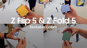 三星商城推出了专属Galaxy Z Flip5 手机四种颜色