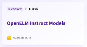 苹果发布 OpenALM 高效语言模型