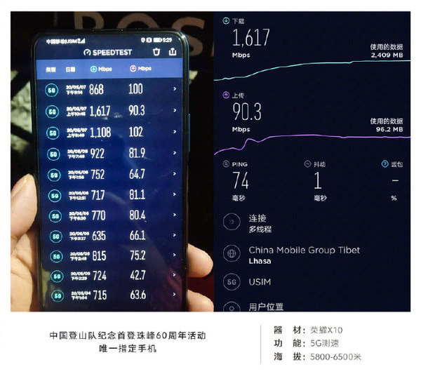 荣耀X10新配置官宣：采用超级上行技术 5G实力突出