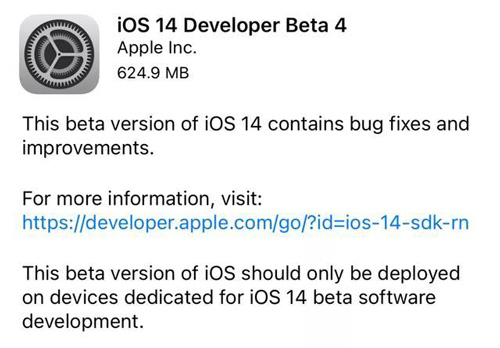 iOS14 beta4描述文件怎么下载安装