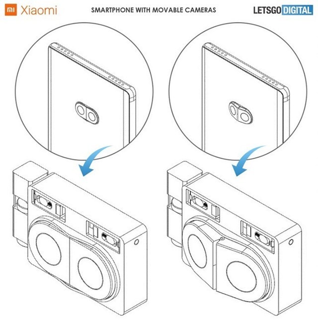 小米可移动后置摄像头模组专利曝光 能拥有更广阔的视角